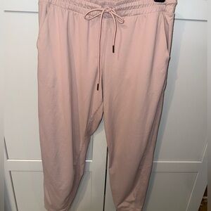 Riyan Blush Pink Jogger Pants Drawstring Athleisure |Size M |like new
